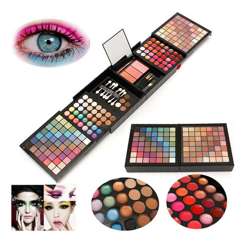 Neceser Grande Set De 177 Sombras De Ojos De Colores