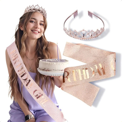 Faixa Birthday Queen | Mercado Livre