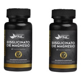 Bisglicinato De Magnesio 2 Frascos 60 Cap  C7ufnl