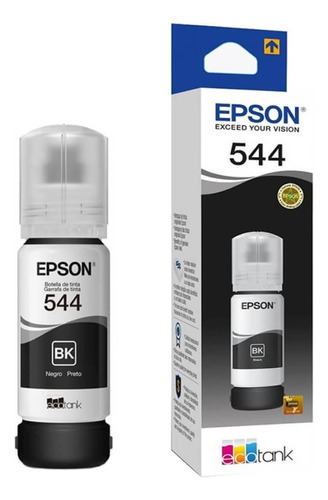 Refil De Tinta Epson Original T544120 Preto P/l3110/l3150