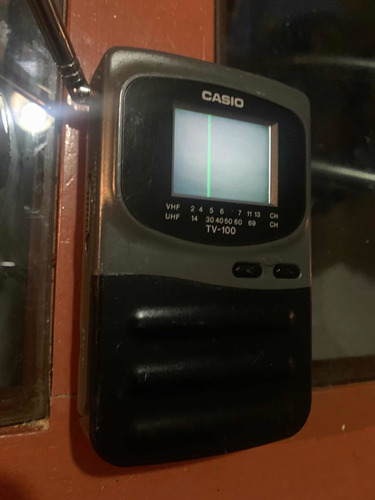 Tv Pórtatil Casio Analógica Tv-100b Vintage