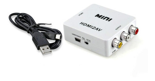 Mini Adaptador Convertidor Señal Hdmi - Rca Audio Y Video