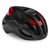 Casco Met Rivale Mips Talle S 52-56cm Black/red- Lucas Bike