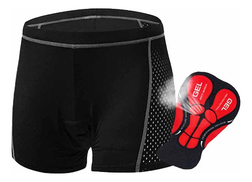 Shorts De Ropa Ciclismo Hombre Con Cojín De Silicona