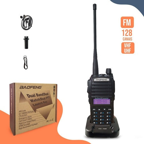 Radio Ht Doble Banda Vhf Uhf Baofeng Uv-82 8w Potencia