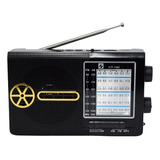 Radio Solar Am Fm Sw Parlante Bluetooth Usb Sd Linterna Led