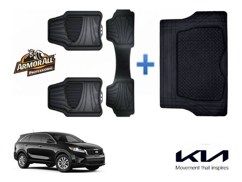 Tapetes Uso Rudo + Cajuela Kia Sorento 2016 A 2020 Armor All