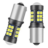 2 Focos Led 1156 Bau15s Py21w 7507 Direccionales Cuartos