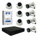 Kit Camaras Dahua Xvr 1080p 8 Ch + 8 Cám  + Dd 1t Asesorios