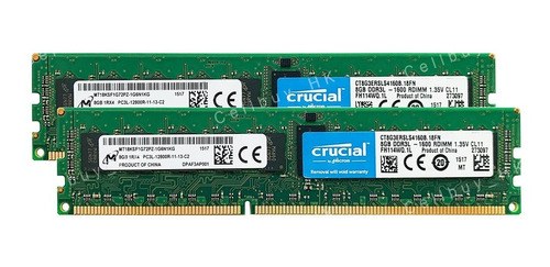 Memoria Para Server 16gb Ddr3 Ecc Rdimm 2x8gb Hp Ibm Dell