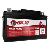 Bateria Moto Agm/vrla Naja 7a Ns 12v 7ah