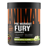 Suplemento Em Pó Animal Fury Pre-workout 450g  Universal Nutrition Maçã Verde