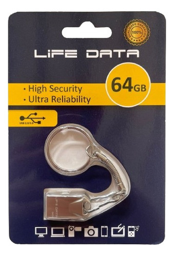 Pendrive 64gb Metal Mine Life Data No Blister High