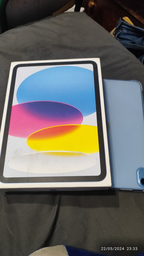 iPad 10ma Generación 64gb Azul Con Funda