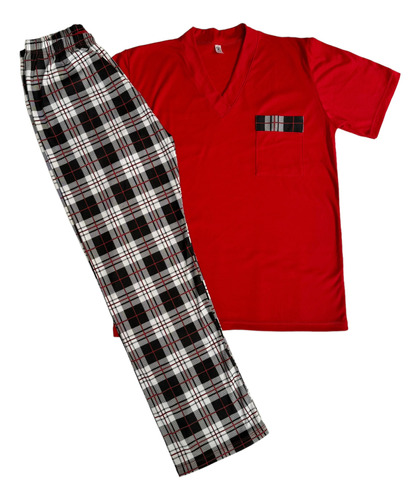 Pijamas Clásica Para Hombre En Pantalón Largo