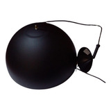 Lámpara Colgante 1l Esfera Color Negro/cobre 40cm. Faroluz