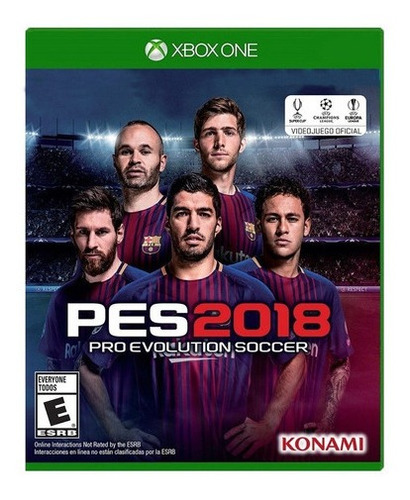 Pes 2018 Xbox One Nuevo Fisico Pro Evolution Soccer 2018