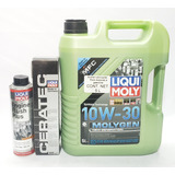 Aceite Sintético 10w30 Molygen + Ceratec + Engine Flush 