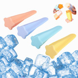 Molde De Silicona Para Paletas Refrigerador Reutilizable 4pz