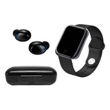 Fones Ouvido 5.0 + Smartwatch Compátivel Samsung iPhone E LG