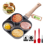 4 Egg Frying Pan,pancake Omelette Pan,cooker Pans 4-cups N