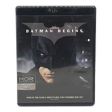 Blu-ray + 4k Ultra Hd Película Batman Begins / C. Nolan