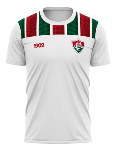 Camiseta Braziline Immersive Fluminense Masculino - Branco