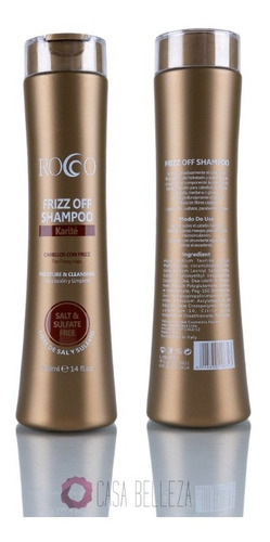 Rocco® Shampoo Frizz Off Sin Sal 400ml