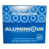 150 Hoja Papel Aluminio Grueso Recortadas Aluminnova Caja