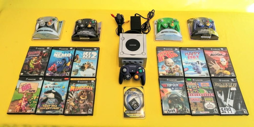 Consola Gamecube Control Memoria Con Un Juego A Escoger 