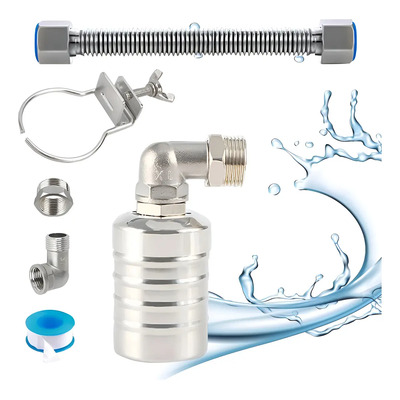 Válvula de Flotador Acero Inoxidable Alto Flujo Automática Tanque Agua | MercadoLibre