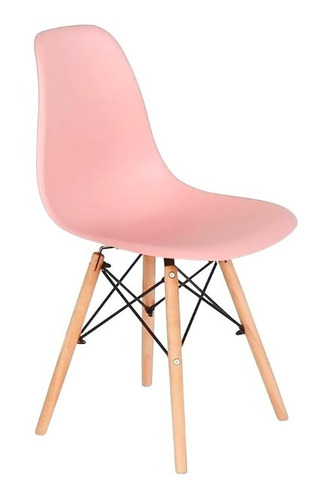 Silla Eames Rosa Nordica Escritorio Dormitorio Juvenil  