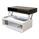 Mesa Ratona Elevable Melamina 90cm De Largo. Ciudad Muebles 