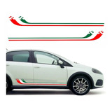 Adesivo Faixa Lateral Fiat Punto Italia Sport Imp301