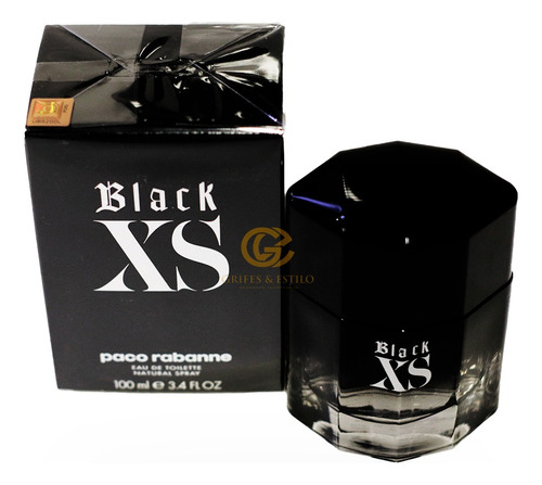 Black Xs Paco Rabanne Edt 100ml Masculino Original C/selo