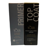 Kit Top Coat A Sua Escolha 9g + Primer 10ml Volia Para Unhas