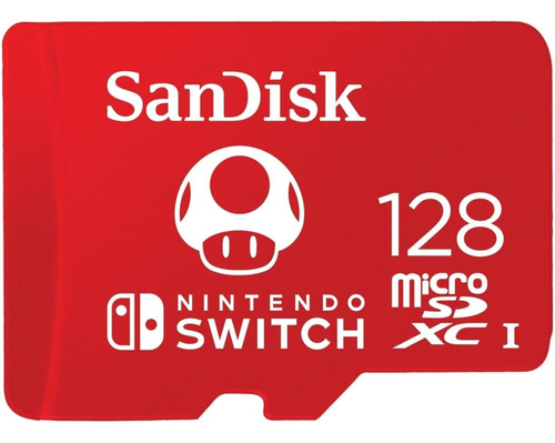 Tarjeta De Memoria Sandisk Nintendo Switch Microsdxc128gb