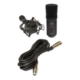 Mackie Em-91c Micrófono Estudio Condensador + Cable + Araña
