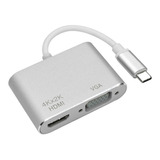 Adaptador Usb-c A Hdmi Y Vga - Conexión Rápida Y Fácil