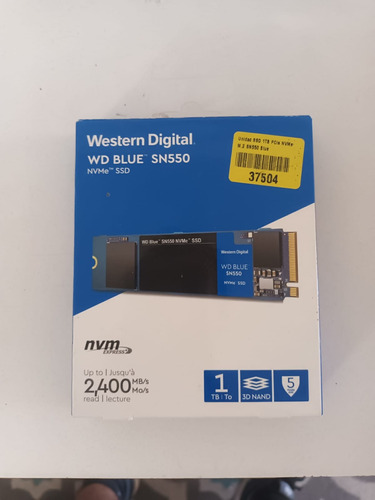 Ws Blue Sn550 Nvme Ssd 1tb 2,400 Mb/s