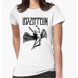 Led Zeppelin Playeras Nuevas Modelo Logotipo Original Genial
