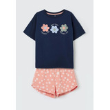 Conjunto Infantil Menina Azul Marinho