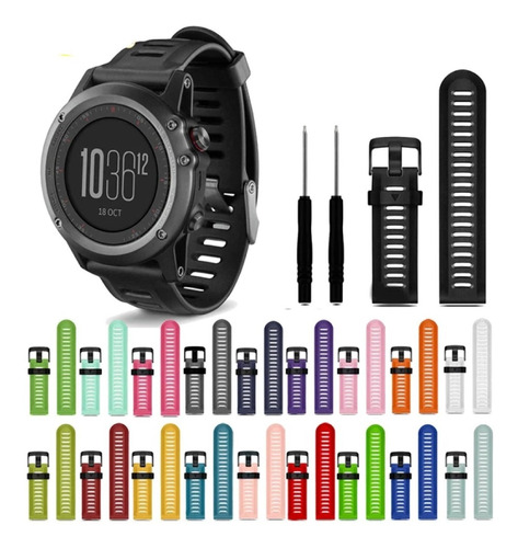 Correa Para Garmin Fenix 5x 5x Plus 6x 6x Pro 3 3hr Colores