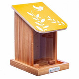 Comedouro Automático Para Pássaros Livre Birds - Amarelo