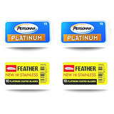 Cuchillas De Barba Feather & Personna Platinum