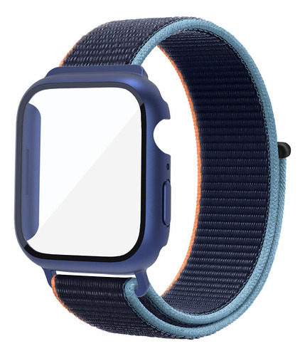 Correas De Reloj De Nailon Loop Y Funda Para Apple Watch Ser