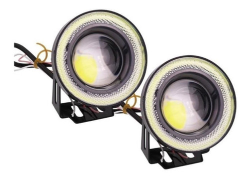 Jgo De Faros Auxiliares Creed Led Chico Ojo De Angel (2 Faro