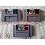 Lote De Videojuegos Reproduccion Para Super Nintendo