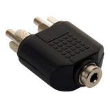 Adaptador De 2 Plugs Rca A Jack 3.5 Mm Estereo 251-032