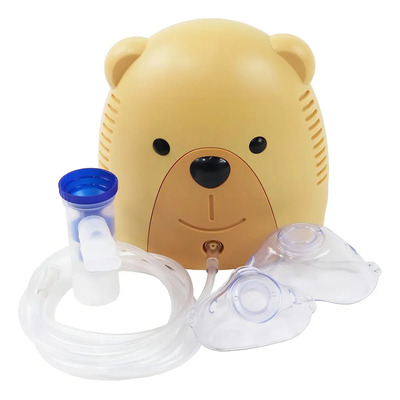 Nebulizador Compresor Pediatrico\u002Finfantil Con Mascarilla Color Cafe | Envío gratis